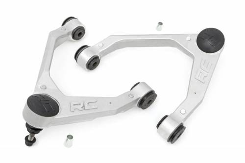 Rough Country - 10025 | Rough Country Forged Upper Control Arms OE Upgrade For Chevrolet Silverado 1500 / GMC Sierra 1500 | 2007-2018 | Aluminum