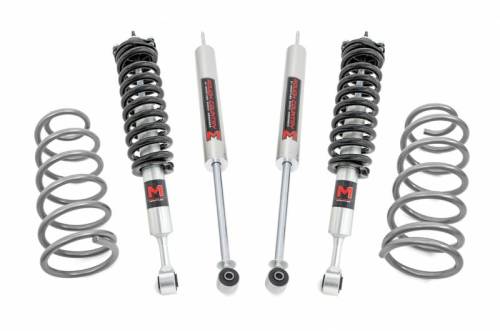 Rough Country - 76640 | Rough Country 3 Inch Lift Kit For Toyota 4Runner 4WD | 2010-2023 | M1 Struts, M1 Rear Shocks