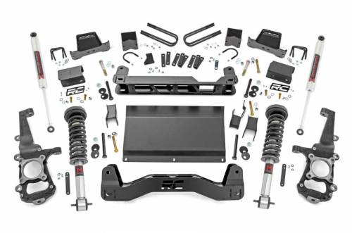 Rough Country - 58740 | Rough Country 6 Inch Lift Kit For Ford F-150 4WD | 2021-2023 | M1 Struts, M1 Rear Shocks