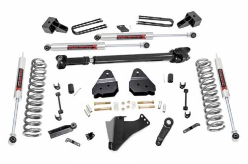 Rough Country - 55941 | Rough Country 4.5 Inch Lift Kit For Ford F-350 Super Duty 4WD | 2017-2022 | Diesel, M1 Monotube Shock, Front Driveshaft