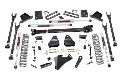 Rough Country - 52641 | Rough Country 6 Inch Lift Kit For Ford F-250/F-350 Super Duty 4WD | 2017-2022 | Diesel, No Overloads Springs, 3.5" Axle Diameter, M1 Shocks, Front Driveshaft