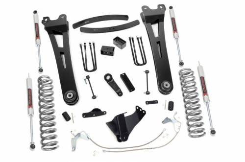 Rough Country - 53840 | Rough Country 6 Inch Lift Kit For Ford F-250/F-350 Super Duty 4WD | 2008-2010 | Diesel, M1 Shocks