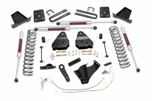 Rough Country - 47840 | Rough Country 4.5 Inch Lift Kit For Ford F-250/F-350 Super Duty 4WD | 2008-2010 | M1 Shocks