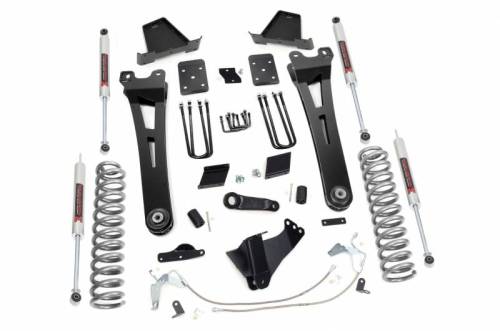 Rough Country - 54140 | Rough Country 6 Inch Lift Kit For Ford F-250 Super Duty | 2011-2014 | Diesel, No Rear Factory Overloads, M1 Shocks