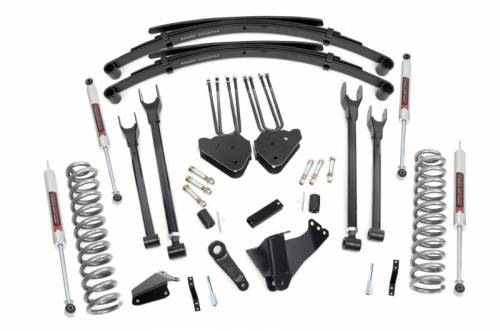 Rough Country - 58340 | Rough Country 6 Inch Lift Kit For Ford F-250/F-350 Super Duty 4WD | 2005-2007 | Gas, M1 Shocks