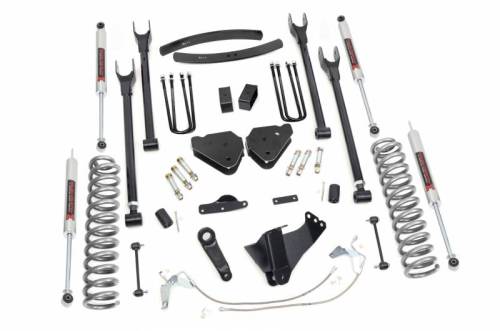 Rough Country - 58840 | Rough Country 6 Inch Lift Kit For Ford F-250/F-350 Super Duty 4WD | 2008-2010 | Gas, M1 Shocks