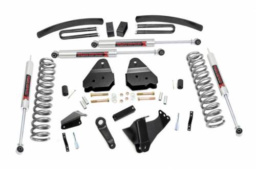 Rough Country - 59640 | Rough Country 6 Inch Lift Kit For Ford F-250/F-350 Super Duty 4WD | 2005-2007 | Gas, M1 Monotube Shocks