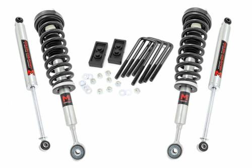 Rough Country - 57040 | Rough Country 2 Inch Lift Kit With Lifted Struts For Ford F-150 4WD | 2004-2008 | M1 Struts, M1 Rear Shocks