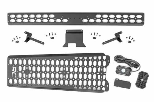 Rough Country - 51124 | Rough Country Overhead Molle Panel Kit For Ford Bronco 4WD | 2021-2023 | 4 Door, With Dome Light