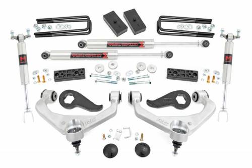 Rough Country - 95840 | Rough Country 3 Inch Lift Kit For Chevrolet / GMC 2500 HD | 2020-2024 | M1 Shocks