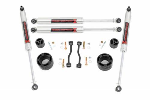 Rough Country - 63440 | Rough Country 2.5 Inch Leveling Kit For Jeep Gladiator JT 4WD | 2020-2022 | M1 Shocks