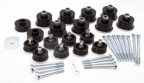 Daystar Suspension - KF04060BK | Polyurethane Body Mounts with Hardware & Sleeves (2008-2016 F250, F350 2WD/4WD | All Cabs)