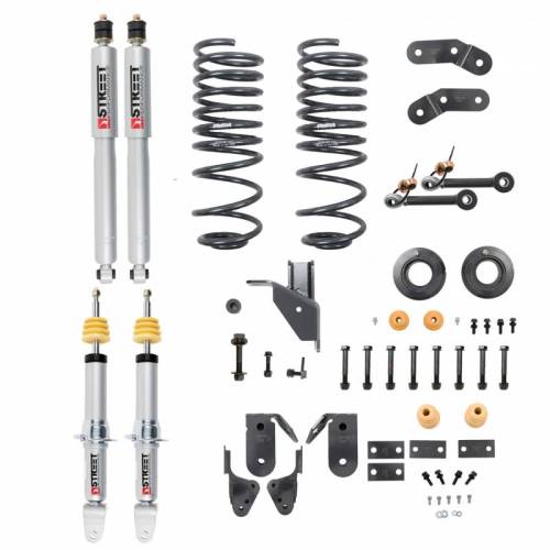 Belltech - 1063SP | Belltech 1 to 3 Inch Front / 4 to 5 Inch Rear Complete Lowering Kit with Street Performance Shocks (2019-2023 Ram 1500)