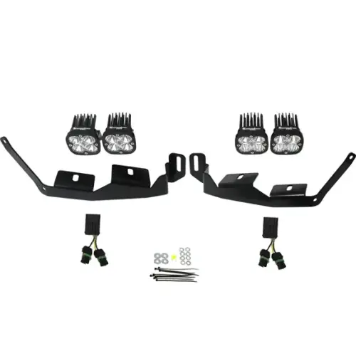 Baja Designs - 447012 | Baja Designs Sport Headlight Kit For Polaris RZR Turbo / RZR XP 1000 / RZR XP 4 1000 | 2018-2021 | Clear