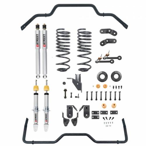 Belltech - 1063SPS | Belltech 1 to 3 nch Front / 4 to 5 Inch Rear Complete Lowering Kit with Street Performance Shocks & Sway Bars (2019-2023 Ram 1500)