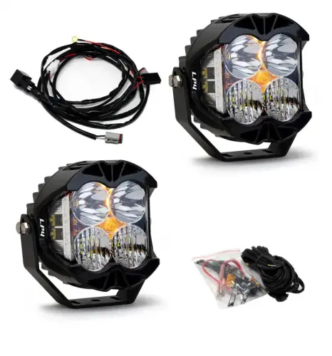 Baja Designs - 297803 | Baja Designs LP4 Pro LED Auxiliary Light Pod | Pair, Driving/Combo Light Pattern, Clear, Universal