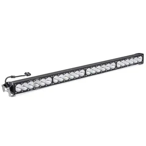 Baja Designs - 414002 | Baja Designs OnX6 Straight Racer Edition LED Light Bar | Racer Spot Light Pattern, Clear, 40 Inch, Universal