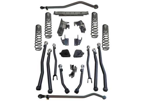 SuperLift - K199FX | Superlift 4 Inch Rock Runner Series Lift w/ Fox 2.0 Resi Shocks (2018-2023 Wrangler JL Unlimited)