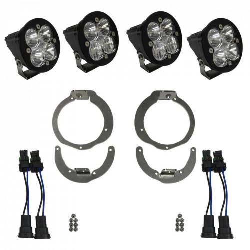 Baja Designs - 447044 | Baja Designs Squadron-R Sport LED Headlight Kit For Can-Am Maverick / Renegade | 2011-2016