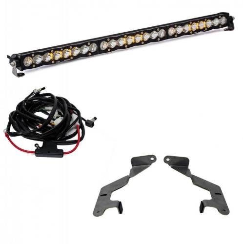 Baja Designs - 447160 | Baja Designs S8 30 Inch Lower Grille LED Light Bar Kit For Toyota Tundra | 2014-2021