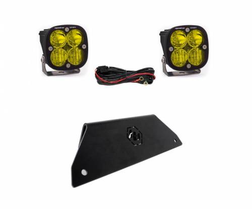 Baja Designs - 447170 | Baja Designs Squadron Sport Lower Bumper Mount Light Kit For Polaris RZR PRO XP | 2020-2021 | Amber