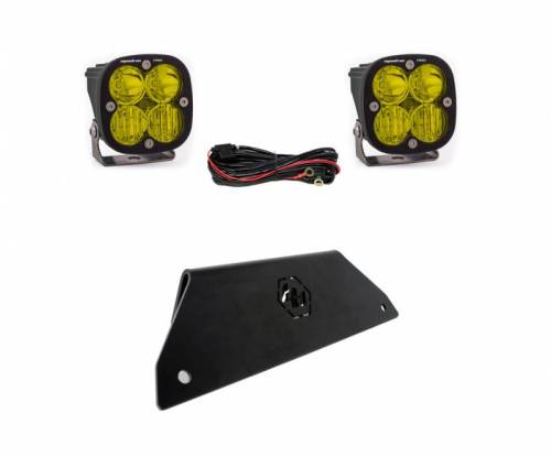 Baja Designs - 447172 | Baja Designs Squadron Pro Lower Bumper Mount Light Kit For Polaris RZR PRO XP | 2020-2021 | Amber