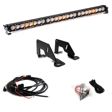 Baja Designs - 447175 | Baja Designs S8 30 Inch Roof Mount LED Light Bar Kit For Polaris Pro XP / RZR Turbo | 2020-2022 | Clear