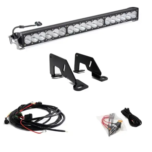 Baja Designs - 447176 | Baja Designs OnX6+ Roof Mount LED Light Bar Kit For Polaris RZR Pro XP / RZR Turbo R | 2020-2022 | 30 Inch, Clear