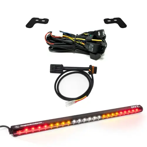 Baja Designs - 447178 | Baja Designs RTL 30 Inch LED Rear Tail Light Kit For Polaris RZR Pro XP / RZR Turbo R | Clear, With Turn Signal