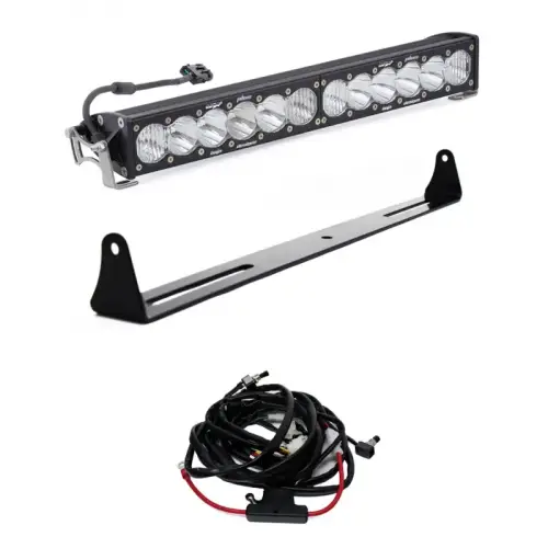 Baja Designs - 447514 | Baja Designs OnX6+ Bumper LED Light Bar Kit For Chevrolet Silverado / GMC Sierra 1500, 2500 HD, 3500 HD | 2007-2013 | 30 Inch, Clear