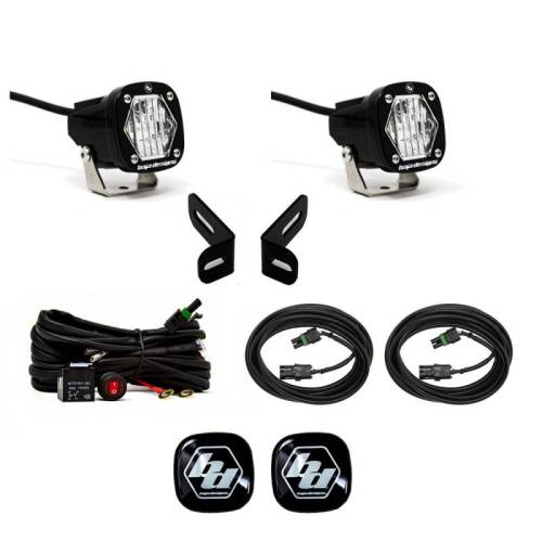 Baja Designs - 447689 | Baja Designs S1 Dual Reverse Light Kit For Ford Bronco Sport | 2021-2023 | Wide Cornering Light Pattern, Clear