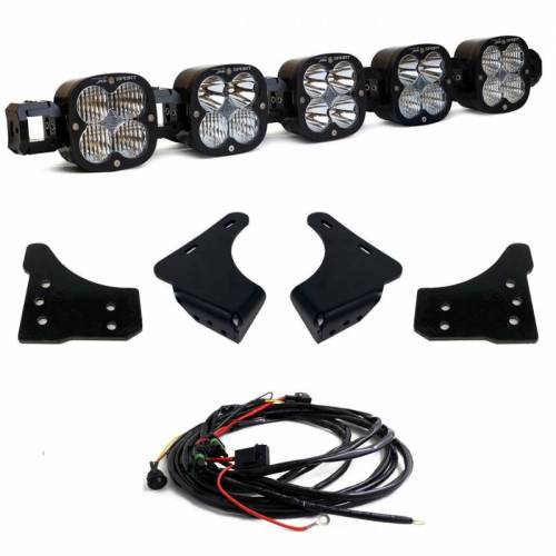 Baja Designs - 447691 | Baja Designs XL Sport Bumper Linkable LED Light Bar Kit For Ford F-150 | 2021-2022 | Multi-Pattern Light Pattern, Clear, Toggle Wiring