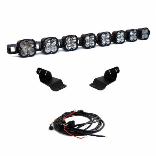 Baja Designs - 447756 | Baja Designs XL Sport Roof Mount Linkable LED Light Bar Kit For Ford Bronco | 2021-2023 | Multi-Pattern Light Pattern, Clear, Toggle Wiring