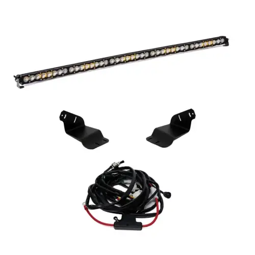 Baja Designs - 447758 | Baja Designs S8 50 Inch Roof Mount LED Light Bar Kit For Ford Bronco | 2021-2023 | Driving/Combo Light Pattern, Clear, Toggle Wiring