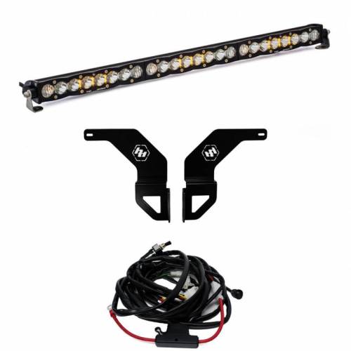 Baja Designs - 447803 | Baja Designs S8 30 Inch Bumper LED Light Bar Kit For Toyota Tacoma | 2016-2021