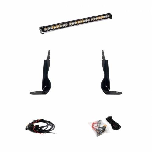 Baja Designs - 447850 | Baja Designs S8 30 Inch Grille LED Light Bar Kit For GMC Sierra 2500 HD / 3500 HD | 2020-2022