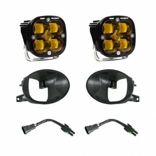 Baja Designs - 447873 | Baja Designs Squadron SAE Pocket Fog Light Kit For Mercedes-Benz Sprinter 1500 / 2500 / 3500 | 2019-2022 | Pair, Amber