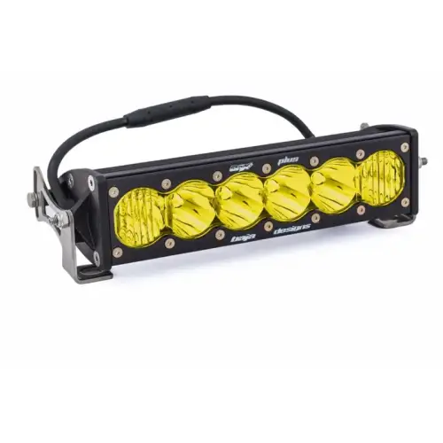 Baja Designs - 451013 | Baja Designs OnX6+ Straight LED Light Bar | Driving/Combo Light Pattern, Amber, 10 Inch, Universal