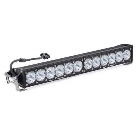 Baja Designs - 452001 | Baja Designs OnX6+ Straight LED Light Bar | Spot Light Pattern, Clear, 20 Inch, Universal