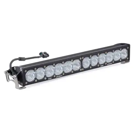 Baja Designs - 452004 | Baja Designs OnX6+ Straight LED Light Bar | Wide Cornering Light Pattern, Clear, 20 Inch, Universal