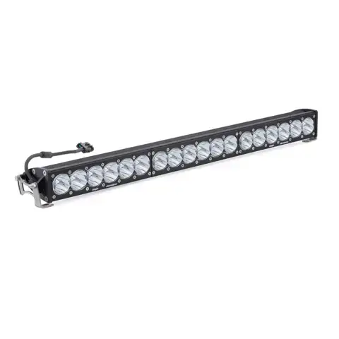 Baja Designs - 453001 | Baja Designs OnX6+ Straight LED Light Bar | Spot Light Pattern, Clear, 30 Inch, Universal