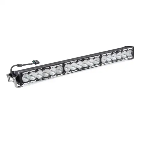 Baja Designs - 453007 | Baja Designs OnX6 Hybrid LED / Laser Light Bar | Hybrid Spot Light Pattern, Clear, 30 Inch, Universal