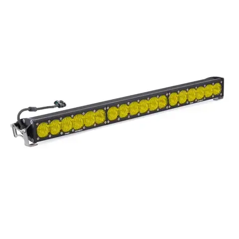 Baja Designs - 453014 | Baja Designs OnX6+ Straight LED Light Bar | Wide Cornering Light Pattern, Amber, 30 Inch, Universal