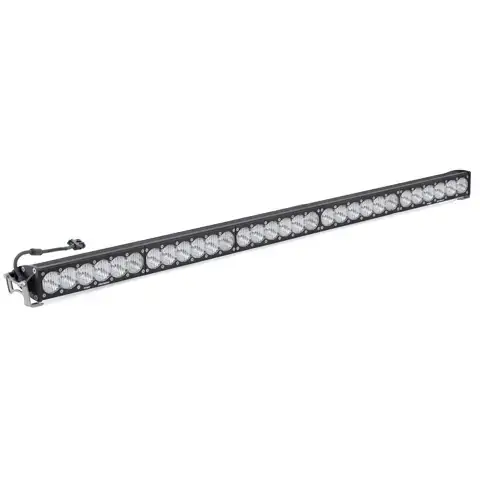 Baja Designs - 455004 | Baja Designs OnX6+ Straight LED Light Bar | Wide Cornering Light Pattern, Clear, 50 Inch, Universal