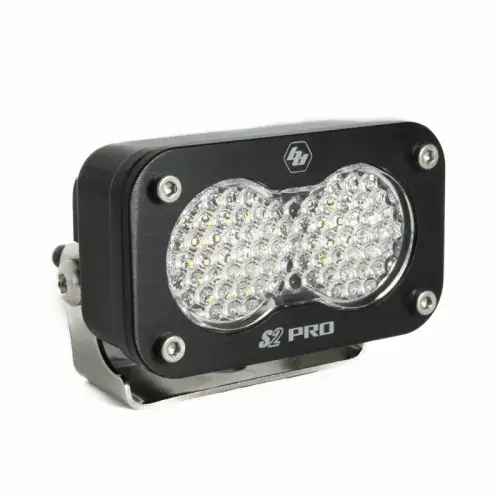 Baja Designs - 480006 | Baja Designs S2 Pro Black Auxiliary LED Light Pod | Work/Scene Light Pattern, Clear, Universal