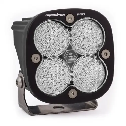 Baja Designs - 490006 | Baja Designs Squadron Pro Black Auxiliary LED Light Pod | Single, Work/Scene Light Pattern, Clear, Universal