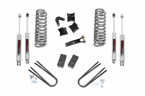 Rough Country - 41030 | Rough Country 2.5 Inch Lift Kit With Premium N3 Shocks For Ford F-100 / F-150 4WD | 1977-1979