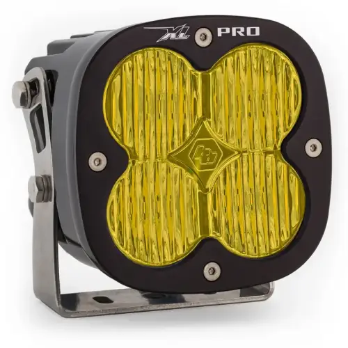 Baja Designs - 500015 | Baja Designs XL Pro Auxiliary LED Light Pod | Single, Wide Cornering Light Pattern, Amber, Universal