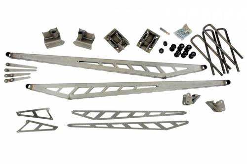 McGaughys Suspension Parts - 52421 | McGaughys Traction Bar Kit 2020-2024 GM Truck 3500 Long Bed