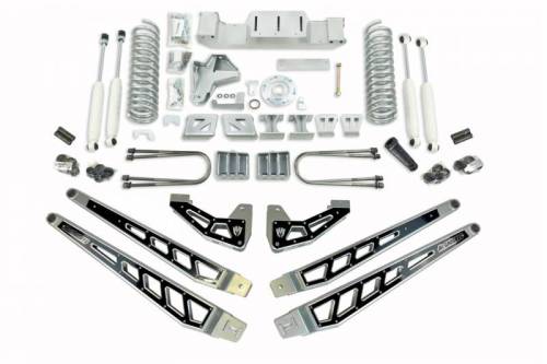 McGaughys Suspension Parts - 54415 | McGaughys 6 Inch Lift Kit 2019-2023 Dodge Ram 3500 4-Link Kit 4WD